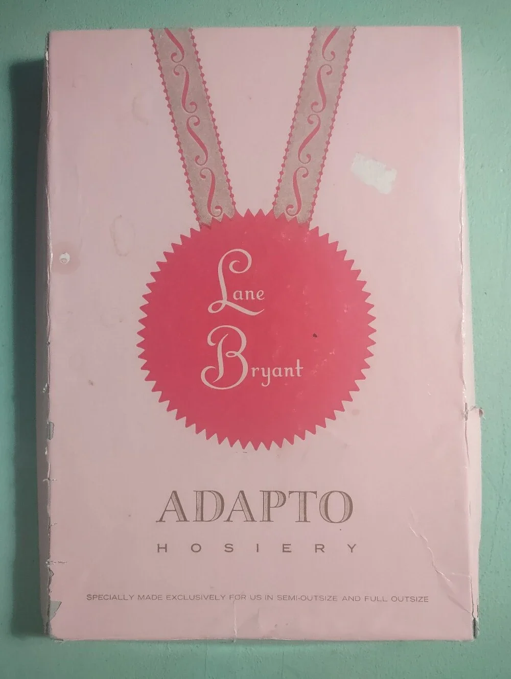 Lane Bryant Adapto Hosiery Ample Top Seamless Pink Sand 11 Long True Vintage